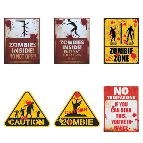 Outdoor Scary Night Party Decor with Luminous Halloween Sign Perfect Addition to Your Halloween Setup (YHW026) von FUBESK