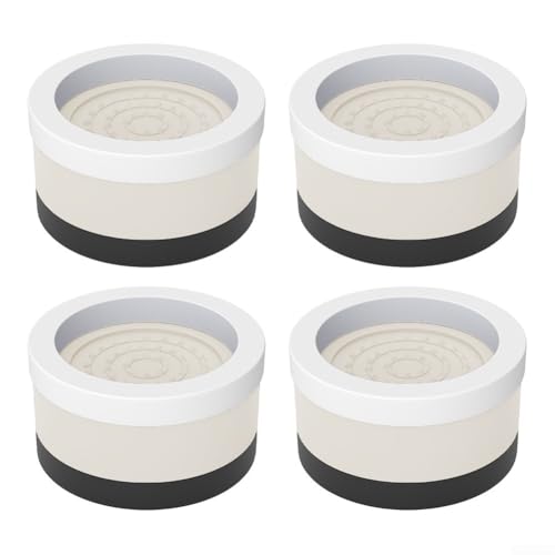 Platzoptimierende Möbelfüße mit rutschfester Außenseite, zum Anheben von Betten, Tischen und Sofas, Aprikose 5,5 cm von FUBESK