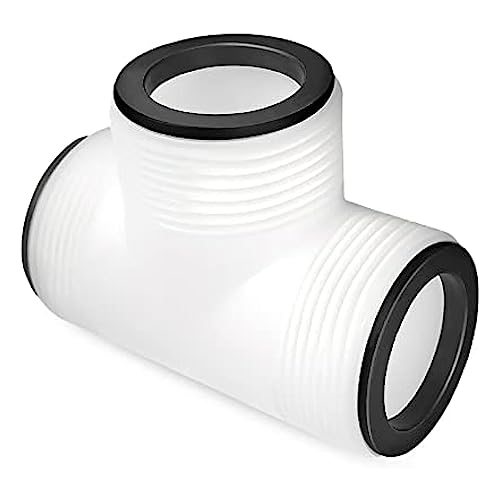 Poolschlauch T Splitter Kompatibel mit für Intex Schwimmpumpe 1,5 Zoll Pool Schlauch Extender mit 3L Ringen, oberirdischer Poolschlauchverbinder Teile von FUBESK