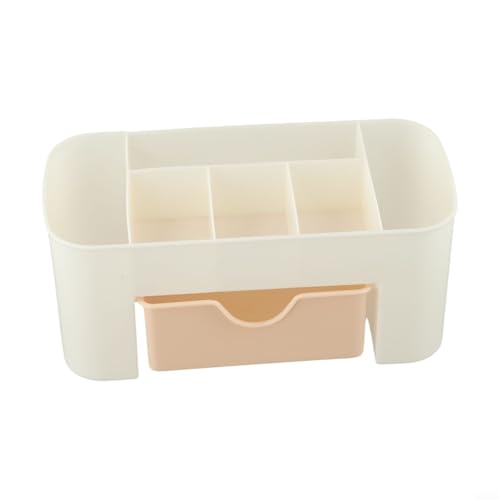 Praktische Aufbewahrungsbox im Schubladenstil zum Organisieren von Schmuck und Kosmetika auf Schreibtisch und Schminktisch (Rosa) von FUBESK