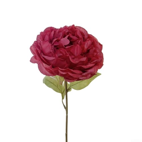 Realistische Simulation von Pfingstrosen für wunderschöne Blumenarrangements bei Feiern (rot) von FUBESK