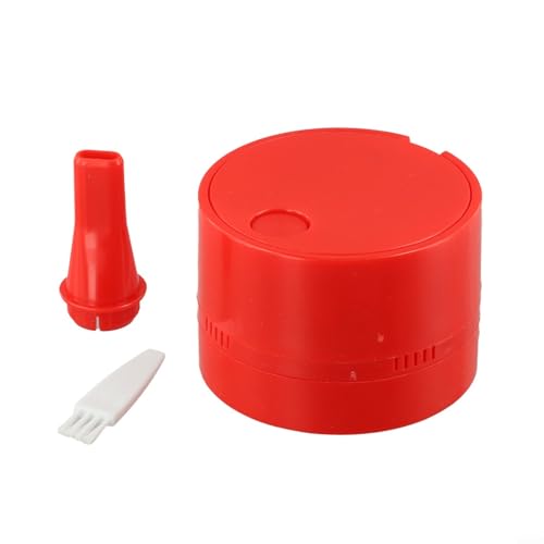 Robuster Mini Desktop-Staubsauger zum einfachen Entfernen von Schmutz aus Arbeitsbereichen und Sofas (rot) von FUBESK