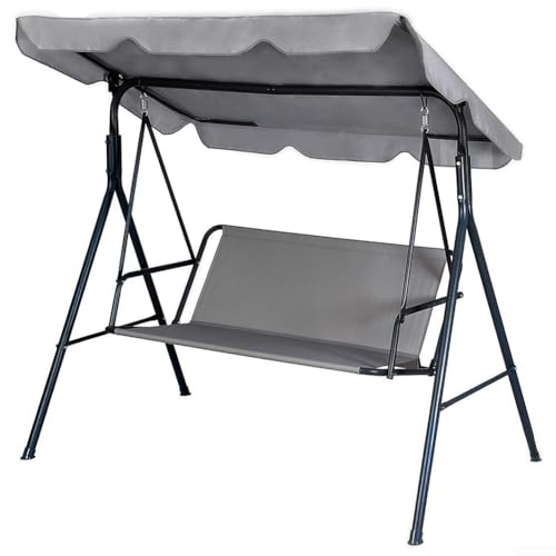Robuster Schaukelsitzbezug, robustes 600D-Oxford-Material, schützt Ihre Schaukel, einfache Installation und Wartung (grau) von FUBESK