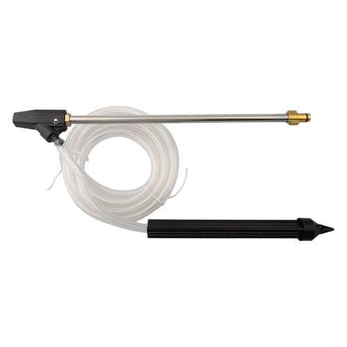 Sand-Nassstrahl-Set für effektive Reinigung von Oberflächen mit Hochdruckreinigern, Set mit Sandstrahler, Lanze, Schlauch und Adapter (B) von FUBESK