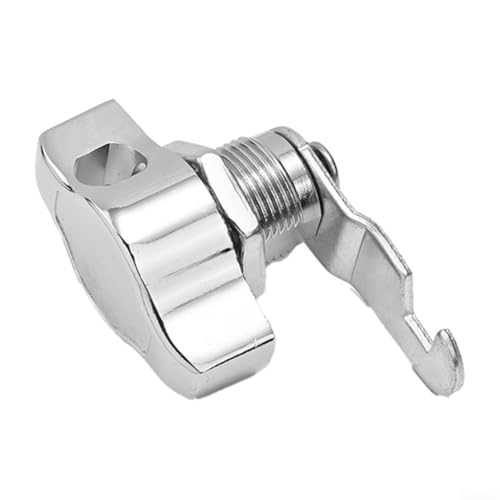 Schlüsselloses Nockenschloss für Büro und persönlichen Gebrauch, Zinklegierung für robuste Sicherheit in Schränken und Schließfächern (16 mm) von FUBESK