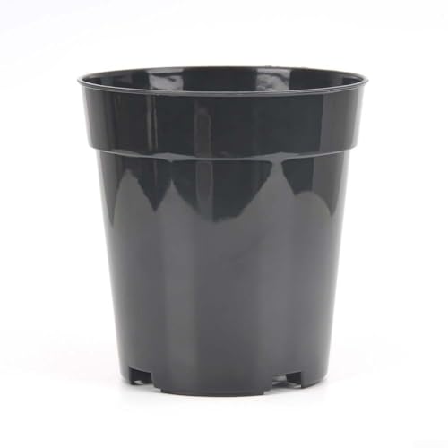 Set mit 10 transparenten Kunststoff-Blumentöpfen mit Drainage zur Überwachung der Gesundheit und des Wachstums von Pflanzen, perfekt für Indoor-Gartenarbeit (13,2 cm) von FUBESK