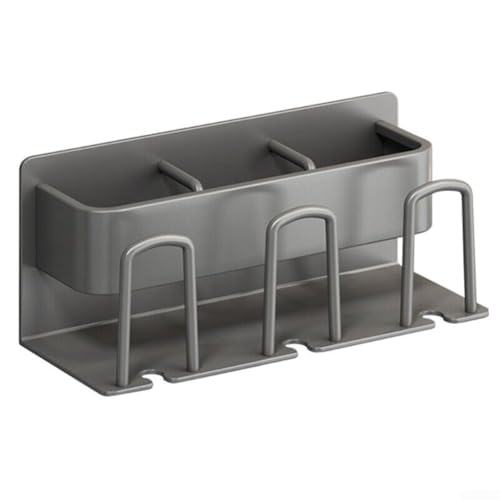Space Zahnbürstenhalter aus Aluminium mit 3 Schlitzen, zur Organisation von Badezimmerutensilien Space Zahnbürstenhalter aus Aluminium mit 3 Schlitzen, zur Organisation von Badezimmerutensilien von FUBESK