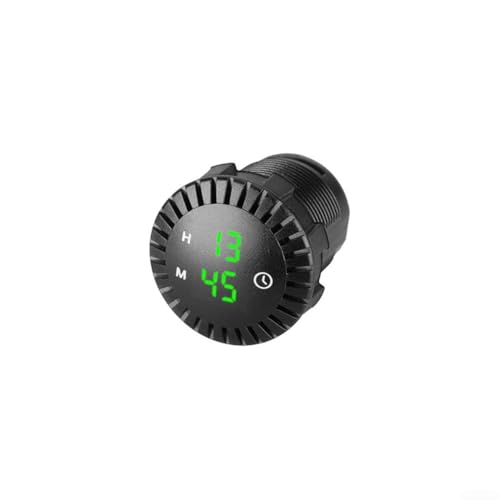 Verschleißfester elektronischer Zeitnehmer, perfekt für Fahrzeuganwendungen geeignet, mit einer einfach zu bedienenden Schnittstelle und hellen LEDs (grün) von FUBESK