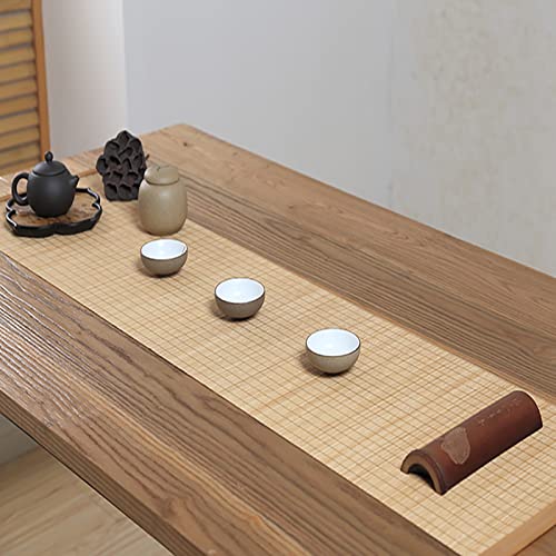 FUDANLI Tischläufer Tischsets Aus Natürlichem Bambus Japanischer Stil, Hitzebeständige Teematten für Teehäuser/Restaurants, Isolierung Tischläufer (Size : 30x60cm/11.8x23.6in) von FUDANLI