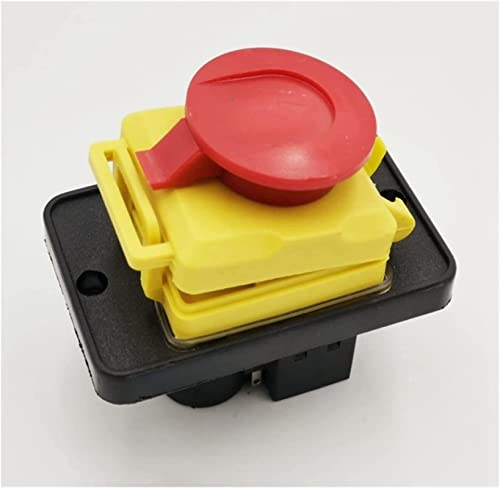 FUDGIO Power -Schalttaste CK31 400vac 3 Phasenmagnetischer Selbstverriegelungsschalter, 3-Phasen-Startknopf, Schnittmaschinenschalter von FUDGIO