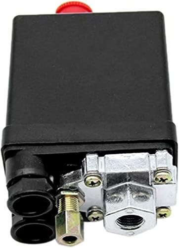 FUDGIO Power Switch Taste Taste Hochleistungsluft-Kompressor Druckschalter Steuerventil 90-12 0psi 1/4 Hafen (Color : 1) von FUDGIO
