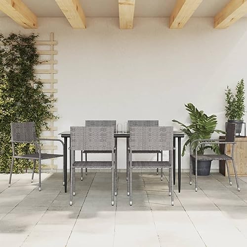 FUDUGEHMIOFWFJJ 8 Pcs Teak Wood Garden Chairs with Cushions, Outdoor Patio Dining Set, Weather-Resistant Solid Wood Furniture for Terrace, Balcony, Poolside FUDUGEHMIOFWFJJ 8 Pcs Teak Wood Garden Chairs with Cushions, Outdoor Patio Dining Set, Weather-Resistant Solid Wood Furniture for Terrace, Balcony, Poolside von FUDUGEHMIOFWFJJ