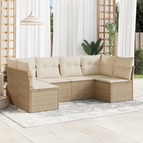 FUDUGEHMIOFWFJJ Adjustable Garden Chair with Cushion Black Poly Rattan Outdoor Lounge Chair Recliner for Patio Balcony Relaxing Comfortable Modern Design von FUDUGEHMIOFWFJJ