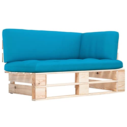 FUDUGEHMIOFWFJJ Batavia 120 cm Teak Wood Garden Bench with Green Cushion, Solid Teak Outdoor Bench for Patio, Garden, Terrace, Weather-Resistant & Comfortable Seating Furniture von FUDUGEHMIOFWFJJ