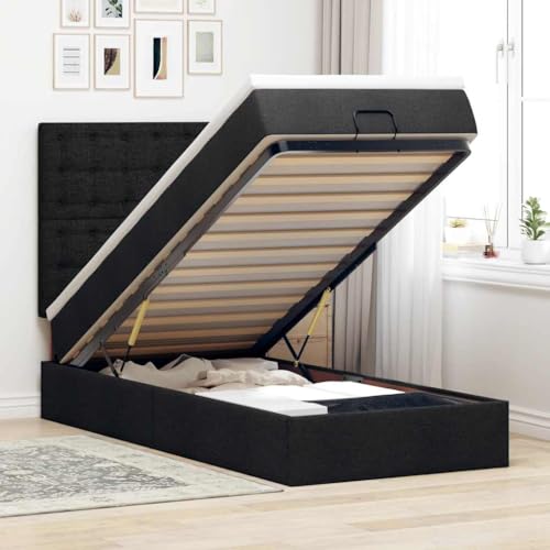 FUDUGEHMIOFWFJJ Bed Bett betteOttomane Bett mit Matratze & LEDs Dunkelgrün 90x200 cm SamtGeeignet für Schlafzimmer FUDUGEHMIOFWFJJ Bed Bett betteOttomane Bett mit Matratze & LEDs Dunkelgrün 90x200 cm SamtGeeignet für Schlafzimmer von FUDUGEHMIOFWFJJ