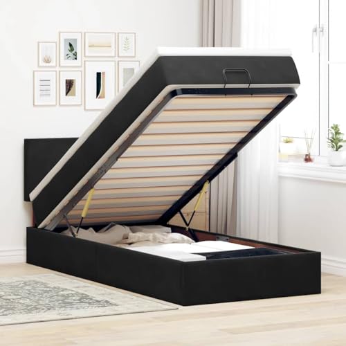 FUDUGEHMIOFWFJJ Bed Frame Bed Bett Ottoman-Bett mit Matratzen & LEDs Reinweiß 100x200cm KunstlederGeeignet für Schlafzimmer FUDUGEHMIOFWFJJ Bed Frame Bed Bett Ottoman-Bett mit Matratzen & LEDs Reinweiß 100x200cm KunstlederGeeignet für Schlafzimmer von FUDUGEHMIOFWFJJ