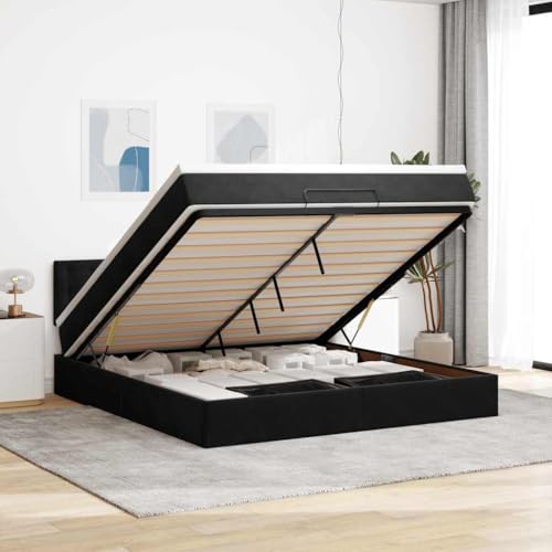 FUDUGEHMIOFWFJJ Bed Frame bettrahmen betten, bettrahmen & lattenroste klappbett Ottoman-Bett mit Matratzen & LEDs Dunkelgrau 200x200 cm SamtGeeignet für Schlafzimmer FUDUGEHMIOFWFJJ Bed Frame bettrahmen betten, bettrahmen & lattenroste klappbett Ottoman-Bett mit Matratzen & LEDs Dunkelgrau 200x200 cm SamtGeeignet für Schlafzimmer von FUDUGEHMIOFWFJJ