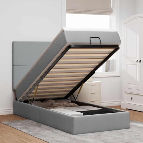 FUDUGEHMIOFWFJJ Bed futonbett kopfteil bettOttoman-Bett mit Matratze Schwarz 90x190 cm SamtGeeignet für Schlafzimmer FUDUGEHMIOFWFJJ Bed futonbett kopfteil bettOttoman-Bett mit Matratze Schwarz 90x190 cm SamtGeeignet für Schlafzimmer von FUDUGEHMIOFWFJJ