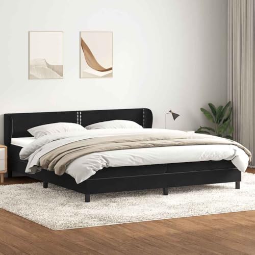 FUDUGEHMIOFWFJJ Bett betten, bettrahmen & lattenroste Bed klappbett Bettgestell mit LED ohne Matratze Dunkelbraun 100x200 cm StoffGeeignet für Schlafzimmer von FUDUGEHMIOFWFJJ