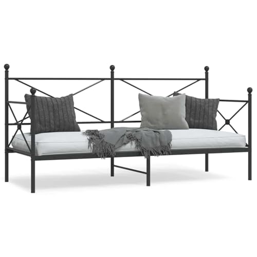 FUDUGEHMIOFWFJJ Bett mit matratze Bed klappbett bettOttoman-Bett mit Matratze & LEDs Creme 140x200 cm StoffGeeignet für Schlafzimmer von FUDUGEHMIOFWFJJ