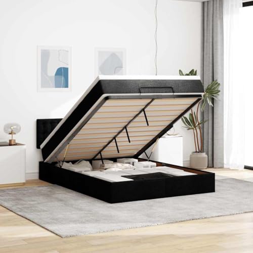 FUDUGEHMIOFWFJJ Bett mit matratze bettgestell bettgestell klappbett Ottoman-Bett ohne Matratze Schwarz 120x200 cm KunstlederGeeignet für Schlafzimmer FUDUGEHMIOFWFJJ Bett mit matratze bettgestell bettgestell klappbett Ottoman-Bett ohne Matratze Schwarz 120x200 cm KunstlederGeeignet für Schlafzimmer von FUDUGEHMIOFWFJJ