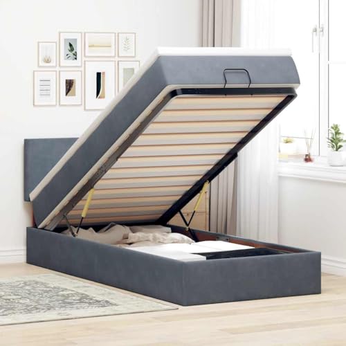 FUDUGEHMIOFWFJJ Bett mit matratze bettgestell klappbett bettOttoman-Bett ohne Matratze Schwarz 90x190 cm SamtGeeignet für Schlafzimmer FUDUGEHMIOFWFJJ Bett mit matratze bettgestell klappbett bettOttoman-Bett ohne Matratze Schwarz 90x190 cm SamtGeeignet für Schlafzimmer von FUDUGEHMIOFWFJJ