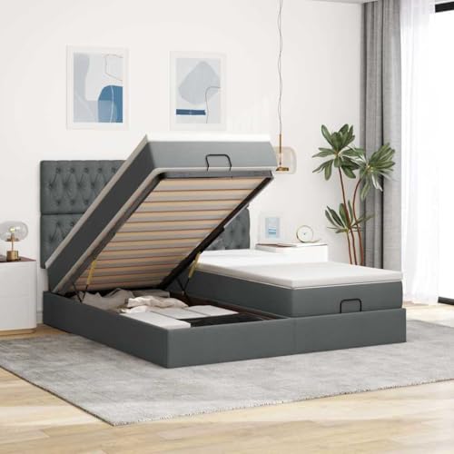 FUDUGEHMIOFWFJJ Bette klappbett Bett mit matratze Bed frameOttoman-Bett mit Matratzen & LEDs Hellgrau 160x200 cm SamtGeeignet für Schlafzimmer FUDUGEHMIOFWFJJ Bette klappbett Bett mit matratze Bed frameOttoman-Bett mit Matratzen & LEDs Hellgrau 160x200 cm SamtGeeignet für Schlafzimmer von FUDUGEHMIOFWFJJ