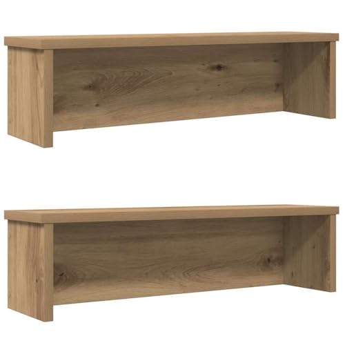 FUDUGEHMIOFWFJJ Braun Oak Effect Bookshelf 31x24x52 cm Wood Material - Sturdy Storage Shelf for Living Room Office Modern Bookshelf with 3 Adjustable Shelves Space Saving Design for Books & Decor von FUDUGEHMIOFWFJJ