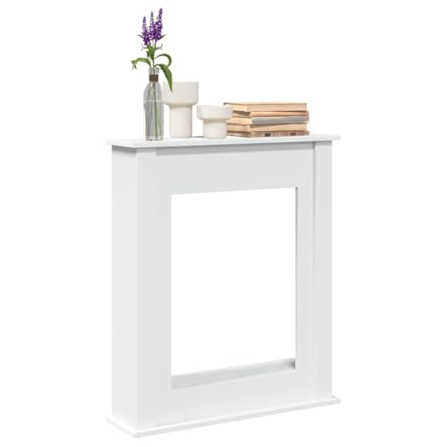 FUDUGEHMIOFWFJJ Bücherregal Weiß 100x33x135 cm Holzwerkstoff - Modern Bookshelf for Living Room Office Sturdy Shelf with 5 Adjustable Levels White Wooden Storage Shelf for Books & Decor von FUDUGEHMIOFWFJJ