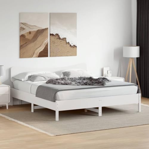 FUDUGEHMIOFWFJJ Bücherregal Weiß 63x20x90 cm Holzwerkstoff - Modern Bookshelf for Living Room Office Sturdy White Shelf with 4 Adjustable Levels Space Saving Storage Solution for Books & Decor von FUDUGEHMIOFWFJJ