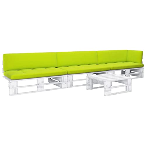 FUDUGEHMIOFWFJJ Foldable Garden Bench with Cushion 118 cm Bamboo Wood Outdoor Patio Furniture for Balcony Terrace Foldable Space Saving Comfortable Seat von FUDUGEHMIOFWFJJ