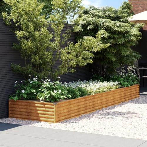FUDUGEHMIOFWFJJ Gartenbank 109x48x91,5 cm Solid Wood Douglas Fir Garden Bench for Outdoor Patio Terrace Backyard, Rustic Style Durable Comfortable Seating Furniture von FUDUGEHMIOFWFJJ