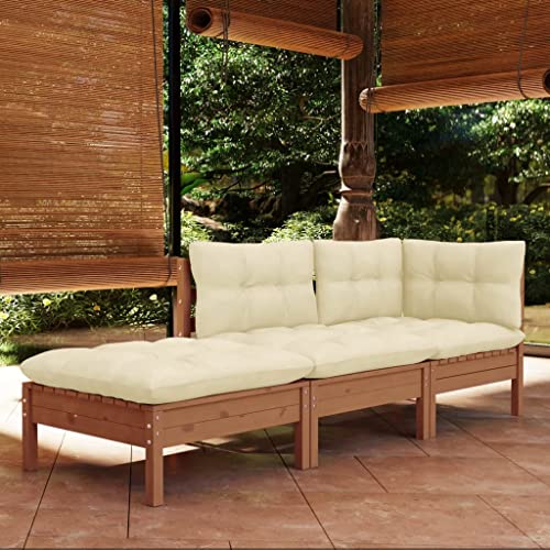 FUDUGEHMIOFWFJJ Gartenbank 112 cm Anthrazit Teak Massivholz Outdoor Gartenmöbel Bank mit Polsterauflage für Terrasse Garten Balkon langlebig wetterfest bequem von FUDUGEHMIOFWFJJ