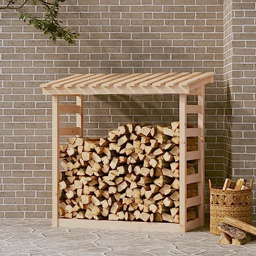 FUDUGEHMIOFWFJJ Gartenbank aus Gabionen 103x44x42 cm Outdoor Bench with Douglas Fir Solid Wood, Rustic Garden Furniture for Patio, Backyard, Terrace, Durable and Weatherproof von FUDUGEHMIOFWFJJ