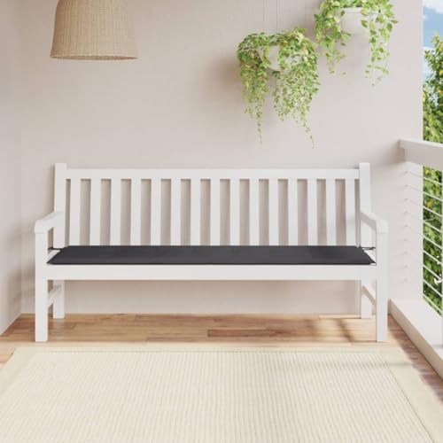 FUDUGEHMIOFWFJJ Gartenbank mit Kissen 119 cm Massivholz Akazie Outdoor Gartenmöbel Set mit Polster Sitzbank für Terrasse Garten Balkon Wetterfest Bequem Stilvoll von FUDUGEHMIOFWFJJ