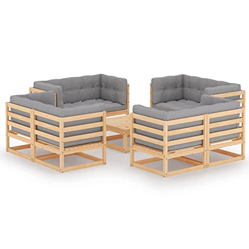 FUDUGEHMIOFWFJJ Gartenstühle 2 STK. Outdoor Gartenmöbel mit Grünen Kissen aus Massivholz Teak, Hochwertige Lounge Stühle für Terrasse, Balkon und Garten, Wetterfest und Bequem von FUDUGEHMIOFWFJJ
