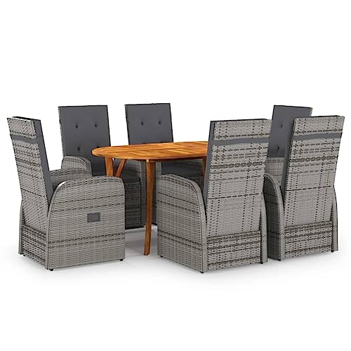 FUDUGEHMIOFWFJJ Gartenstühle 6 STK. mit Beigen Kissen aus Massivholz Teak, Outdoor Gartenmöbel Set für Terrasse und Balkon, Wetterfest und Langlebig FUDUGEHMIOFWFJJ Gartenstühle 6 STK. mit Beigen Kissen aus Massivholz Teak, Outdoor Gartenmöbel Set für Terrasse und Balkon, Wetterfest und Langlebig von FUDUGEHMIOFWFJJ