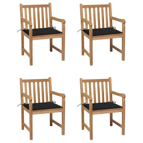 FUDUGEHMIOFWFJJ Gartenstühle mit Kissen 4 STK. Grau Massivholz Akazie - Outdoor Dining Chairs Set with Cushions, Patio Furniture for Garden, Terrace, Balkon - Comfortable & Weather-Resistant FUDUGEHMIOFWFJJ Gartenstühle mit Kissen 4 STK. Grau Massivholz Akazie - Outdoor Dining Chairs Set with Cushions, Patio Furniture for Garden, Terrace, Balkon - Comfortable & Weather-Resistant von FUDUGEHMIOFWFJJ