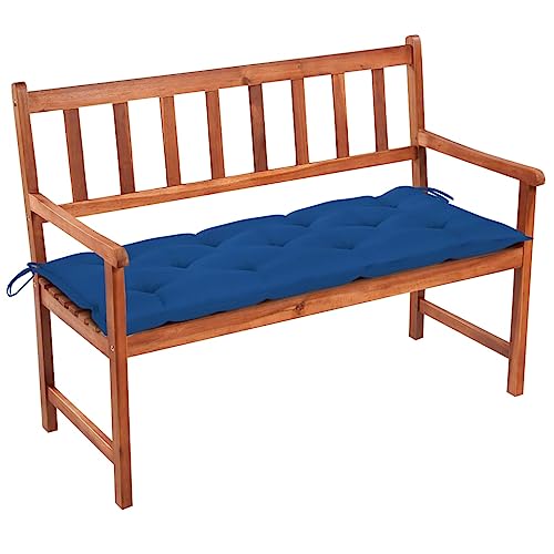 FUDUGEHMIOFWFJJ Gartenstühle mit Schwarzen Kissen 2 STK. Massivholz Teak Outdoor Gartenmöbel Set, Wetterfest & Bequem, Modern Design für Terrasse, Balkon und Garten von FUDUGEHMIOFWFJJ