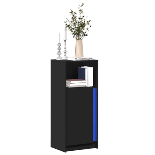 FUDUGEHMIOFWFJJ Highboard with Oak Look 63x33x140 cm Storage Cabinet Modern Sideboard for Living Room Bedroom Brown Wood Particle Board Furniture von FUDUGEHMIOFWFJJ