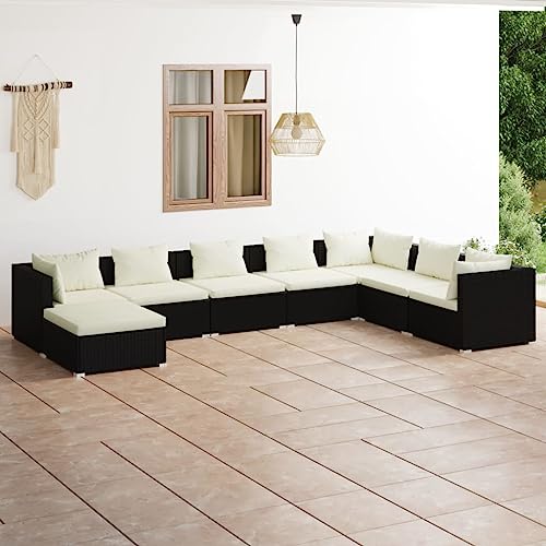 FUDUGEHMIOFWFJJ Klappbare Gartenstühle 6 STK. Set mit Polster Massivholz Akazie - Faltbare Stühle für Terrasse Garten Balkon - Bequem & Stabil - Wetterfest & Leicht von FUDUGEHMIOFWFJJ
