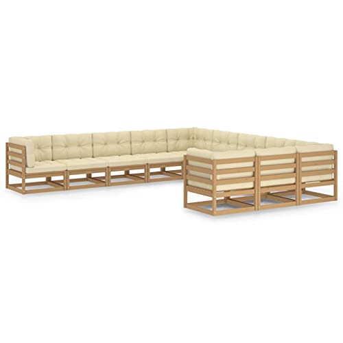 FUDUGEHMIOFWFJJ Klappbare Gartenstühle mit Kissen 6 STK. Massivholz Teak - Faltbare Outdoor Stühle mit Polster, Gartenmöbel Set für Terrasse, Balkon, Camping, wetterfest & langlebig von FUDUGEHMIOFWFJJ