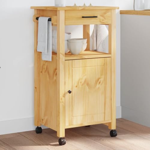 FUDUGEHMIOFWFJJ Nachttisch 40x30x50 cm Massivholz Teak Nightstand Bedside Table with Drawer Storage, Solid Wood Bedroom Furniture for Modern Home Decor von FUDUGEHMIOFWFJJ