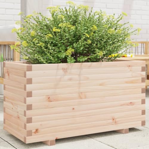 FUDUGEHMIOFWFJJ Nachttisch 40x34x46 cm Gebleichtes Massivholz Mango Nightstand with Storage Shelf, Modern Bedside Table for Bedroom, Living Room, Guest Room Furniture von FUDUGEHMIOFWFJJ