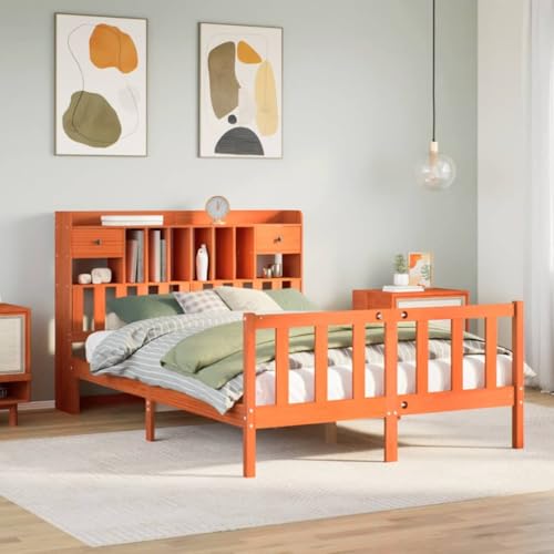 FUDUGEHMIOFWFJJ betten, bettrahmen & lattenroste betten Metall holzbett futonbettMassivholzbett mit Regal ohne Matratze Weiß 200x200 cm KieferGeeignet für Schlafzimmer FUDUGEHMIOFWFJJ betten, bettrahmen & lattenroste betten Metall holzbett futonbettMassivholzbett mit Regal ohne Matratze Weiß 200x200 cm KieferGeeignet für Schlafzimmer von FUDUGEHMIOFWFJJ
