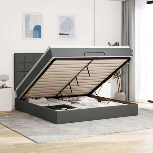 FUDUGEHMIOFWFJJ betten Bett ohne kopfteil klappbett Metall holzbettOttoman-Bett mit Matratzen Hellgrau 160x200 cm StoffGeeignet für Schlafzimmer FUDUGEHMIOFWFJJ betten Bett ohne kopfteil klappbett Metall holzbettOttoman-Bett mit Matratzen Hellgrau 160x200 cm StoffGeeignet für Schlafzimmer von FUDUGEHMIOFWFJJ
