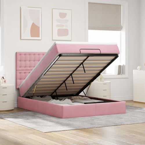 FUDUGEHMIOFWFJJ bettgestell bettrahmen Bed Metall holzbettOttoman-Bett mit Matratze & LEDs Dunkelgrün 180x200 cm SamtGeeignet für Schlafzimmer FUDUGEHMIOFWFJJ bettgestell bettrahmen Bed Metall holzbettOttoman-Bett mit Matratze & LEDs Dunkelgrün 180x200 cm SamtGeeignet für Schlafzimmer von FUDUGEHMIOFWFJJ