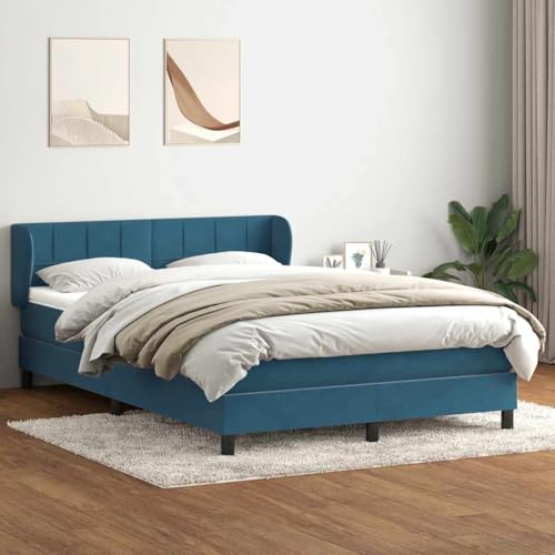 FUDUGEHMIOFWFJJ bettgestell futonbett kopfteil Bett bedBett mit Matratze Schwarz 100x200 cm StoffGeeignet für Schlafzimmer von FUDUGEHMIOFWFJJ