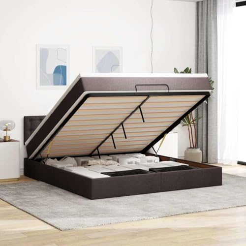 FUDUGEHMIOFWFJJ bettrahmen Bed Bett ohne kopfteilOttoman-Bett mit Matratzen & LEDs Schwarz 160x200 cm StoffGeeignet für Schlafzimmer FUDUGEHMIOFWFJJ bettrahmen Bed Bett ohne kopfteilOttoman-Bett mit Matratzen & LEDs Schwarz 160x200 cm StoffGeeignet für Schlafzimmer von FUDUGEHMIOFWFJJ