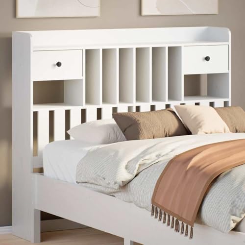 FUDUGEHMIOFWFJJ bettrahmen futonbett bettgestell klappbett Massivholzbett ohne Matratze Weiß 120x200 cm KiefernholzGeeignet für Schlafzimmer von FUDUGEHMIOFWFJJ